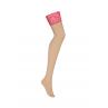 Жіноча білизна Панчохи Obsessive CUPIDE DESIR stockings Червоний