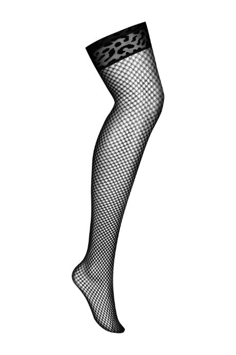 Жіноча білизна Панчохи Obsessive JAGUERIA stockings Чорний