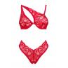 Жіноча білизна Комплект Obsessive ATENICA SET bra & panties Червоний