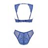 Жіноча білизна Комплект Obsessive GISELIA SET bra & panties Блакитний