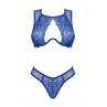 Жіноча білизна Комплект Obsessive GISELIA SET bra & panties Блакитний