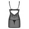 Жіноча білизна Комплект Obsessive 867-CHE-1 CHEMISE Чорний