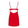 Жіноча білизна Комплект Obsessive AMOR CHERRIS CHEMISE & thong Червоний колір