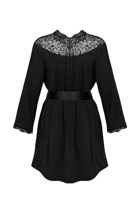 Жіноча білизна Пеньюар Obsessive BELLASTIA PEIGNOIR Чорний