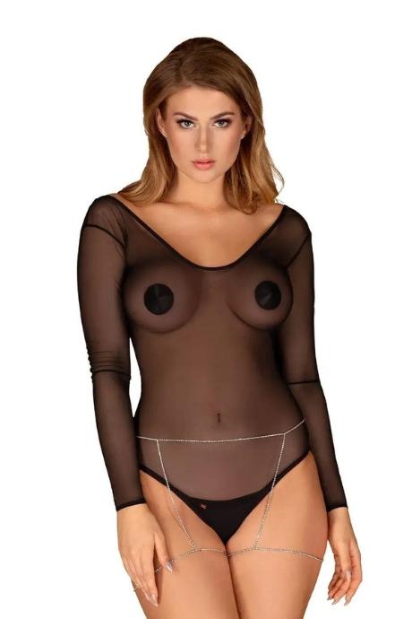 Жіноча білизна Аксесуар Obsessive BIJOU 905 harness цепочка Срібний