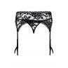 Жіноча білизна Пояс Obsessive CATIA garter belt & thong Чорний колір