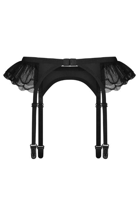 Жіноча білизна Пояс Obsessive STELISA garter belt Чорний колір