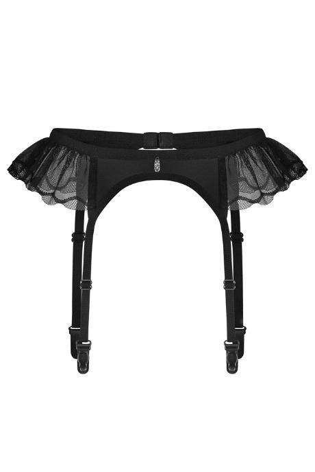 Жіноча білизна Пояс Obsessive STELISA garter belt Чорний колір