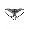 Распродажа Стринги Obsessive Picantina otwarte Черный  L/XL