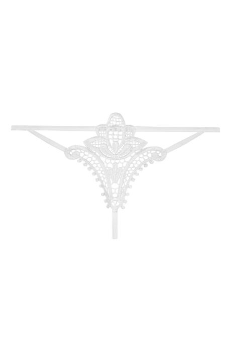 Жіноча білизна Стрінги Obsessive LUIZA THONG Білий