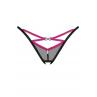 Жіноча білизна Стрінги Obsessive NOVENES crotchless thong Чорний