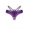 Жіноча білизна Стрінги Obsessive VIBRES crotchless thong Фіолетовий