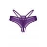 Жіноча білизна Стрінги Obsessive VIBRES crotchless thong Фіолетовий