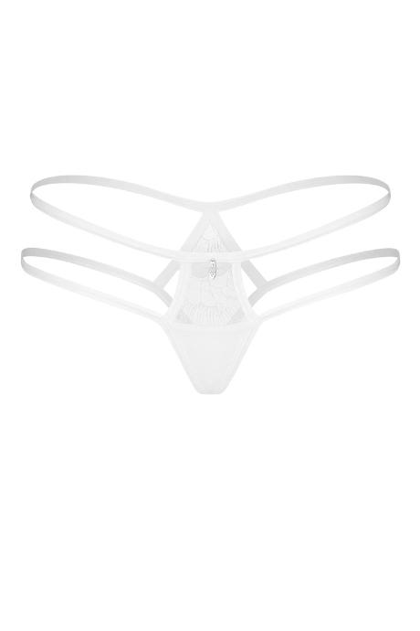 Жіноча білизна Труси Obsessive ARROWEL PANTIES Білий