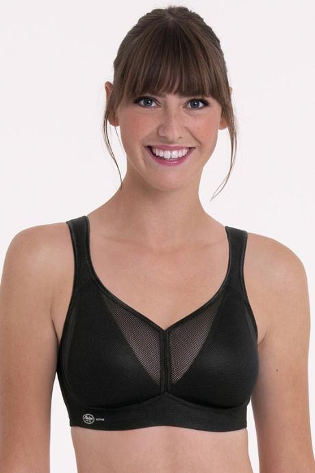 Anita Бюстгальтер для спорта "Air control Deltapad" 1 Черный колір