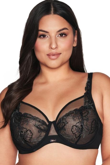 Ava Lingerie Бюстгальтер м'який AV 2072 BLACK MAXI чорний колір