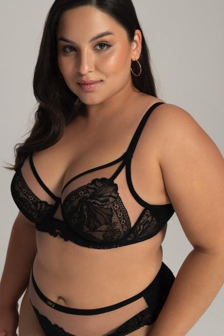 Ava Lingerie Бюстгальтер AV 2146 BLACK MAXI чорний колір