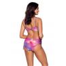 Ava Бюст купальний жін Full Cup SK 163 Pastel Tie Dye рожевий принт