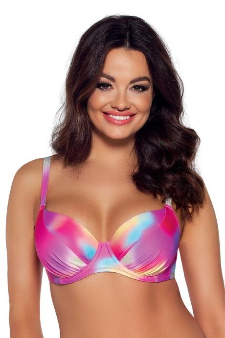 Ava Бюст купальний жін Full Cup SK 163 Pastel Tie Dye рожевий принт