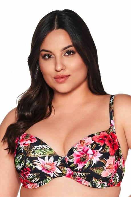 Ava Бюст купальний жін Soft SK 219 floral чорний колір