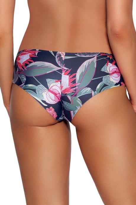 Ava Труси купальні жін Brazyliany SF 167/5 Navy Flowers синій колір