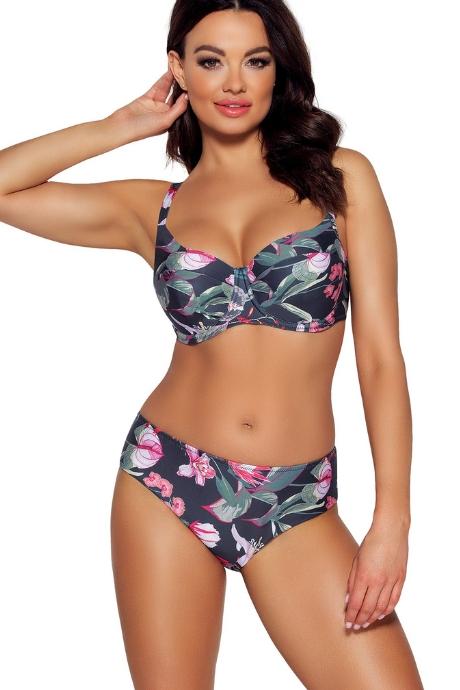 Ava Труси купальні жін Briefs SF 167/12 Navy Flowers синій колір