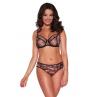 Ava Lingerie Труси бразиліано AV 2030/B WILD BLACK чорний колір