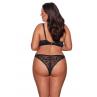 Ava Lingerie Трусы бразилиано AV 2104/B BLACK черный