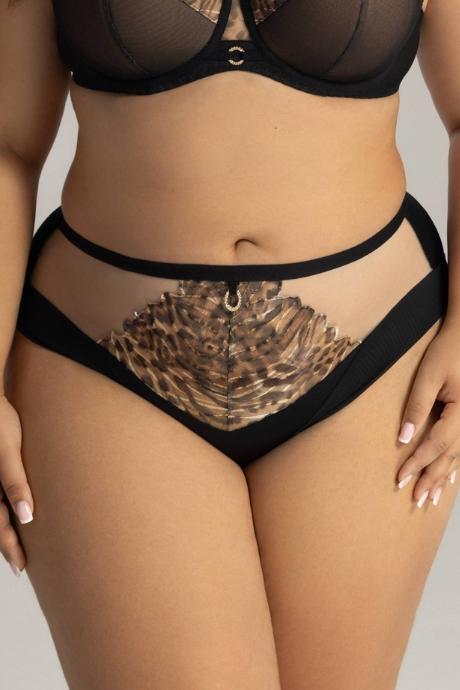 Ava Lingerie Труси бразиліано AV 2143/B CLASSY BLACK чорний колір