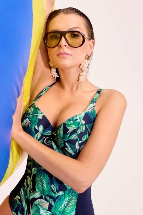 Ava Боді купальне жін Full Cup Maxi SKJ 66 leafine
