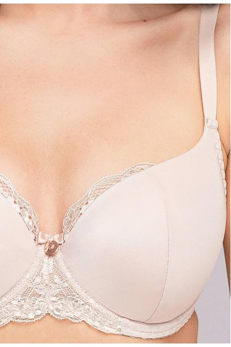 Ava Lingerie Бюстгальтер балконет AV 2256 BEIGE MAXI бежевий ущільнений