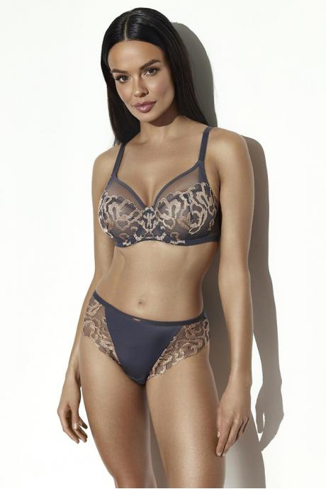 Ava Lingerie Трусы бразилиано AV 2277/B GRAPHITE серый