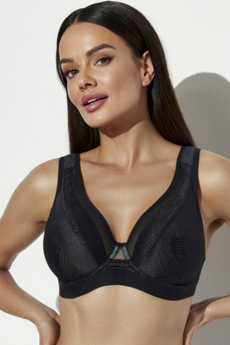 Ava Lingerie Бюстгальтер м'який AV 2307 BLACK MAXI чорний