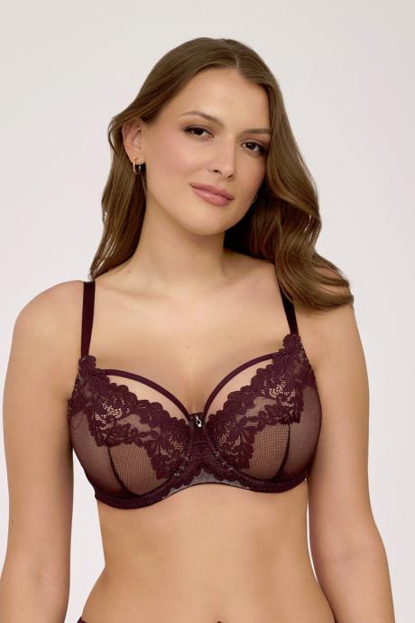 Ava Бюст semi soft жін AV2233 chocolate brown