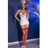 Комплект Chilirose 4630 NURSE SET stockings & stetoskop Білий