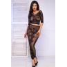 Комплект Chilirose 4661 SET Top & Leggings Чорний колір
