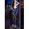 Сукня Chilirose 4215 DRESS LONG & thong Чорно-рожевий колір