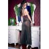 Сукня Chilirose 4215 DRESS LONG & thong Чорно-рожевий колір
