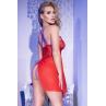 Комплект Chilirose 4370 BABYDOLL & thong Червоний колір