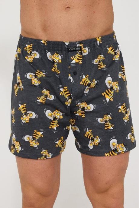Cornette 011-187 Classic A26 3-5XL Боксерки чоловічі графіт колір