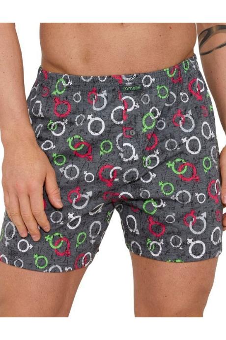 Cornette 011-190 Classic A26 3-5XL Боксерки чоловічі графіт колір