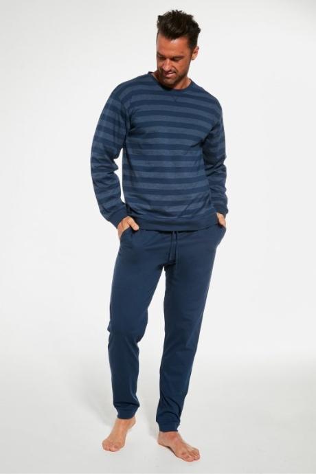 Cornette 117-235 B25 3-5XL Піжама чоловіча з футболкою з довгим рукавом та штанами 235 Loose 11 джинсовий колір