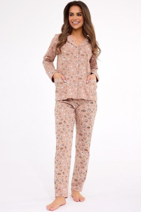 Cornette 482-434 B25 3-5XL Піжама жіноча 434 Smile 4 бежевий