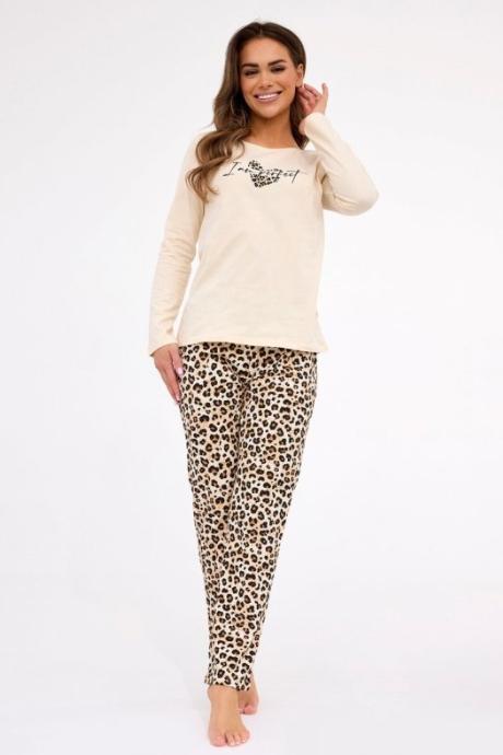 Cornette 655-439 B25 Піжама жіноча 439 I am Perfect бежево-коричневий