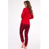 Cornette 671-421 B25 Піжама жіноча 421 Winter красный/черный