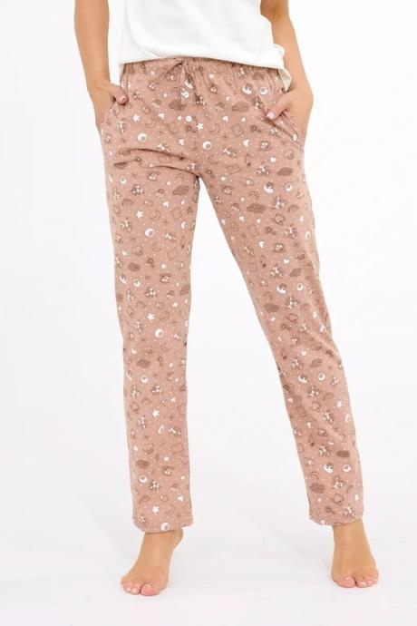 Cornette 690-46 B25 Штани піжамні жіночі 46 бежевий