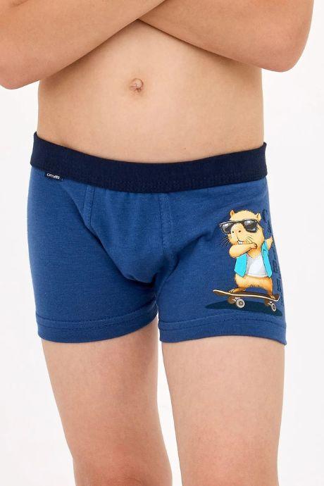 Cornette 700-150 B25 Шорти для хлопчиків-підлітків 150 Capybara 2 джинсовий колір