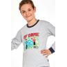 Cornette 268-23 Піжама для хлопчиків підлітків з футболкою з довгим рукавом і брюками 148 My Game 2 принт