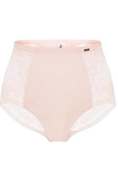 Effetto Lingerie 023 032 Трусики жіночі міді VERONICA срібний півонія