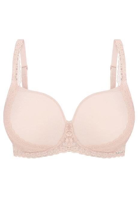 Effetto Lingerie 023 070 Бюстгальтер формований Spacer VERONICA срібний півонія